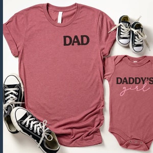Papá y la niña de papá SVG PNG archivo, camisa del día del padre svg, papá hija camisa a juego svg, papás chica camisa svg, camisa de papá divertido svg