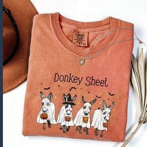 Donkey Sheet PNG, Ghost Donkeys Png, Funny Halloween Png, Donkey Lover Png, Funny Donkey Png, Fall Png, Spooky Season Png, Instant Download