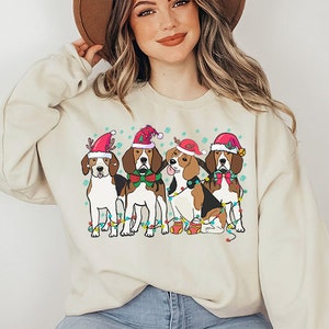Beagle Kerstmis PNG, Kerstmis Png, Beagle Lover Png, Hond Kerstmis Png, Vakantie Png, Beagle Moeder Png, Hond Moeder Png, Instant Download