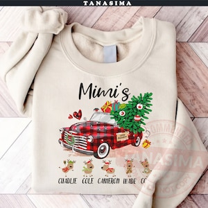 Personalized Grandma Little Reindeers PNG, Christmas Png, Grandma Christmas Png, Reindeer Png, Funny Christmas Png, Digital Download