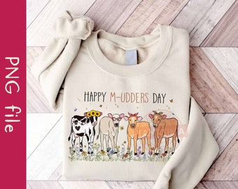 Cow Mothers Day PNG, Funny Cow Png, Mothers Day Png, Cow Mom Png, Farmer Png, Floral Cow Png, Farm Animal Png, Western Png, Instant Download