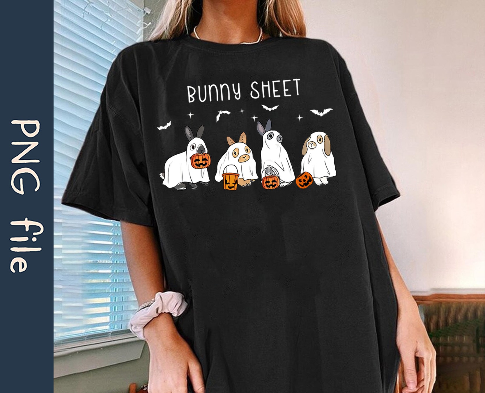 Bunny Sheet PNG, Ghost Rabbits Png, Halloween Rabbit Png, Rabbit Lover ...