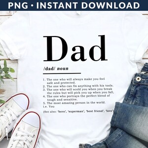 Dad Definition PNG File, Dad Noun Shirt Png, Fathers Day Shirt Png, Funny Dad Shirt Png, Dad Life Png, Daddy Shirt Png, Instant Download