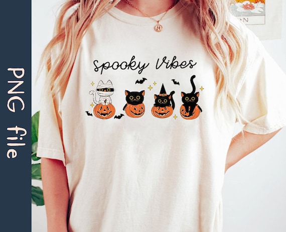 Black Cat Pumpkin Halloween PNG File, Pumpkin Cat Png, Halloween Black Cat Png, Spooky Vibes Png, Fall Pumpkin Png, Sublimation Printing