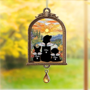 Custom Dogs Loss Suncatcher, Pet Memorial Gift, Dog Sympathy Gifts, Dog Memorial Gift, Loss Of Pet Gift, Dog Lover Gift, Window Decor