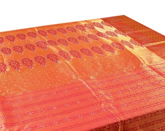 2 Gram Gold Kancheepuram Silk Saree: Handloom Zari Bridal Pattu