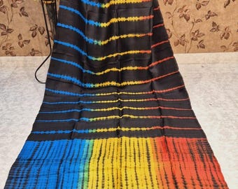 Handloom Katan Bishnupur Silk Saree, Block Print Banarasi, Silk Mark Certified