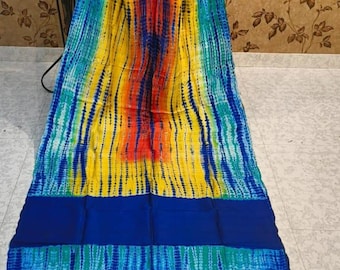 Handloom Katan Bishnupur Silk Saree, Dual Tone Weaving, Silk Mark Certified