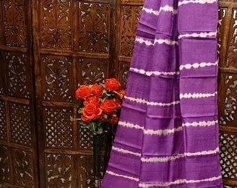 Handloom Katan Bishnupur Silk Saree, Wedding Banarasi, Dual Tone