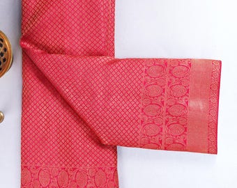 2 Gram Gold Kancheepuram Silk Saree: Handloom Zari Bridal Pattu