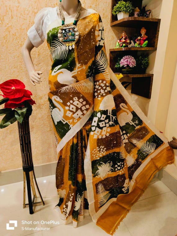 Handloom Katan Bishnupur Silk Saree, Wedding Banarasi Sona Ropa