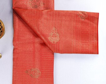 2 Gram Gold Kancheepuram Silk Saree: Handloom Zari Bridal Pattu