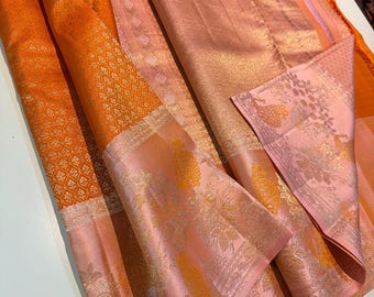 2 Gram Gold Kancheepuram Silk Saree: Handloom Zari Bridal Pattu