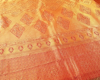 2 Gram Gold Kancheepuram Silk Saree: Handloom Zari Bridal Pattu