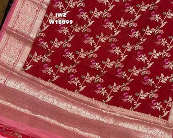 Mango Paithani Weave Saree with Contrast Kanchi Border | Rich Pallu & Blouse | Indian Wedding Sari