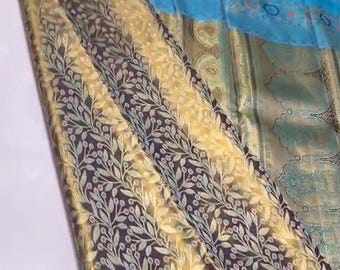 2 Gram Gold Kancheepuram Silk Saree: Handloom Zari Bridal Pattu