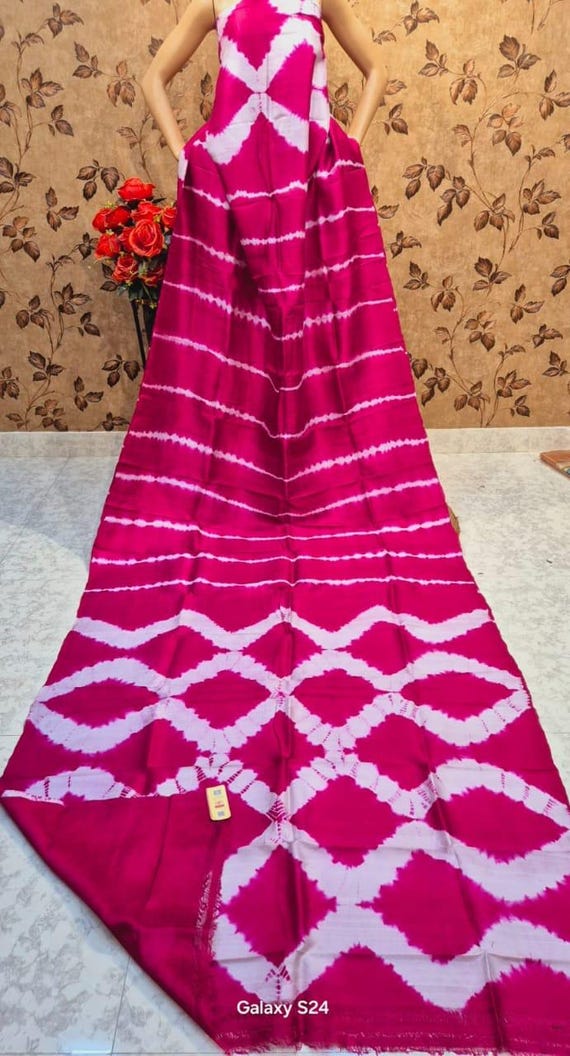 Handloom Katan Bishnupur Silk Saree, Wedding Banarasi Dual Tone