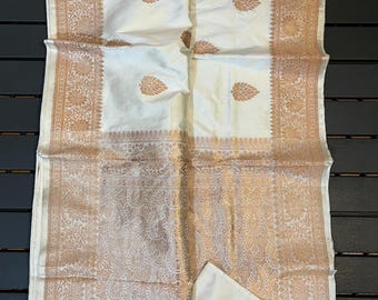 Handloom Katan Silk Banarasi Saree: Silk Mark Certified