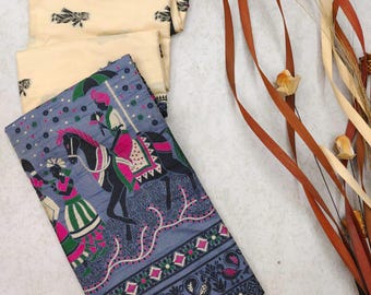 Raw Silk Banarasi Saree, Meenakari Weave, Wedding Sari