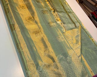 2 Gram Gold Kancheepuram Silk Saree: Handloom Zari Bridal Pattu