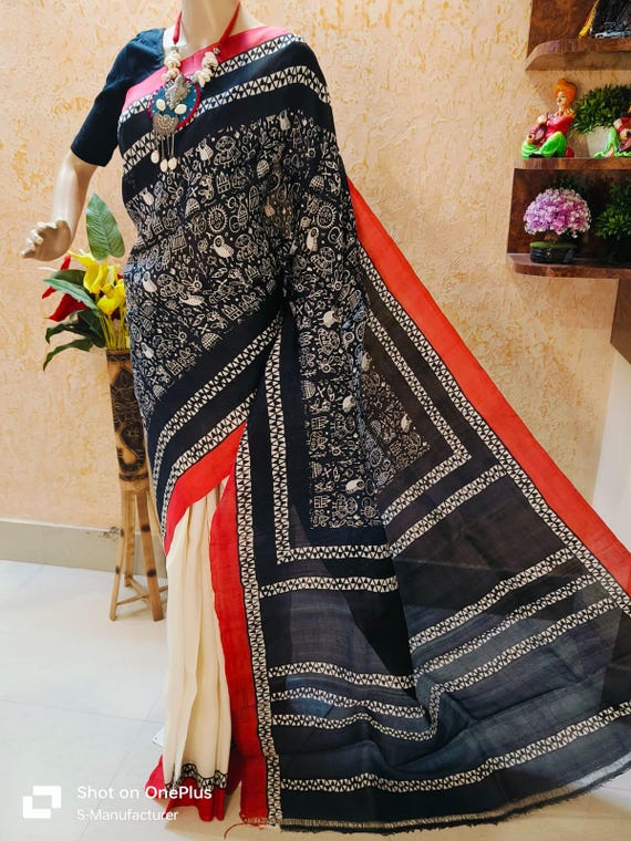 Handloom Katan Bishnupur Silk Saree, Wedding Banarasi Weaving, Silk Mark Certified