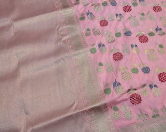 Katan Zari Silk Saree, Wedding Blouse Saree, varanasi Weaving banarasi Handloom exclusive weaving ,banarasi border, silk mark,Nita Inspired.