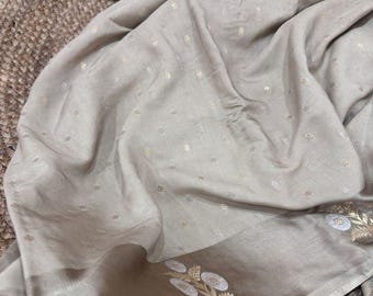 Handloom Katan Silk Banarasi Saree: Silk Mark Certified, Raw Mango