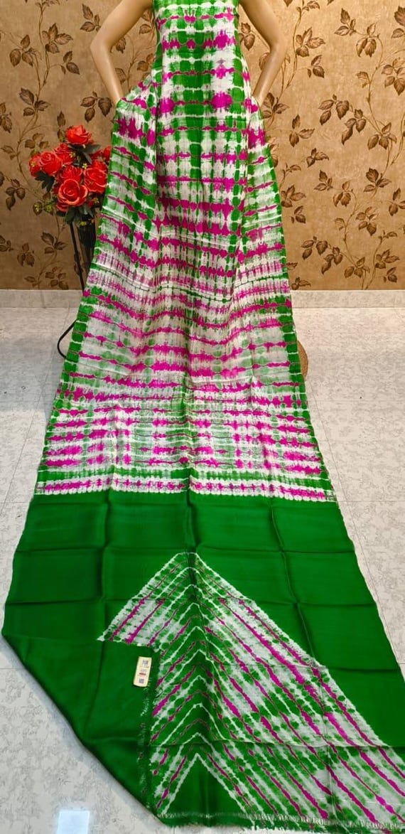 Handloom Katan Silk Saree, Bishnupur Weave, Wedding Banarasi