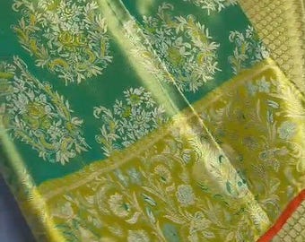2 Gram Gold Kancheepuram Silk Saree: Handloom Zari Bridal Pattu