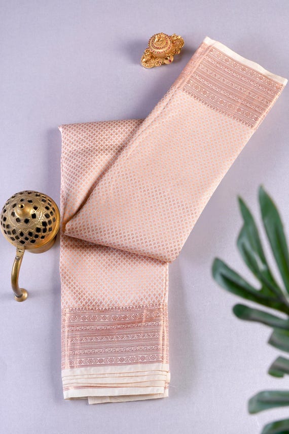 2 Gram Gold Kancheepuram Silk Saree: Handloom Zari Bridal Pattu