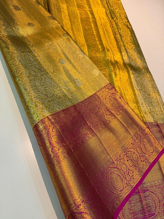 Kancheepuram Handloom Silk Saree | Pure Zari Bridal Pattu