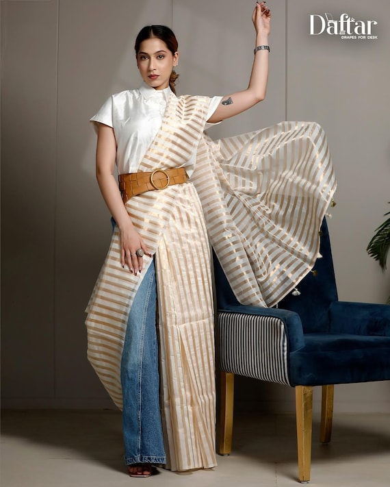 Handloom Katan Zari Silk Saree, Varanasi Weaving, Silk Mark