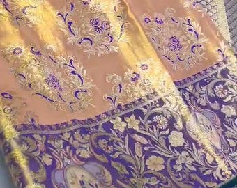 2 Gram Gold Kancheepuram Silk Saree: Handloom Zari Bridal Pattu