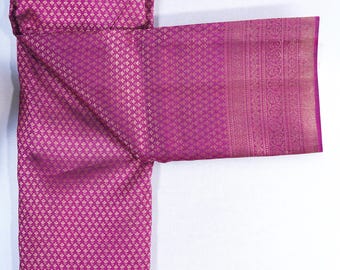 2 Gram Gold Kancheepuram Silk Saree: Handloom Zari Bridal Pattu