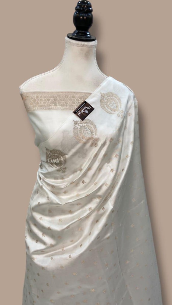 Handloom Katan Silk Banarasi Saree: Silk Mark Certified