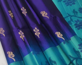 Handloom Double Silk Ikkat Pattu Saree, Silk Mark Certified Luxury Gift for Her