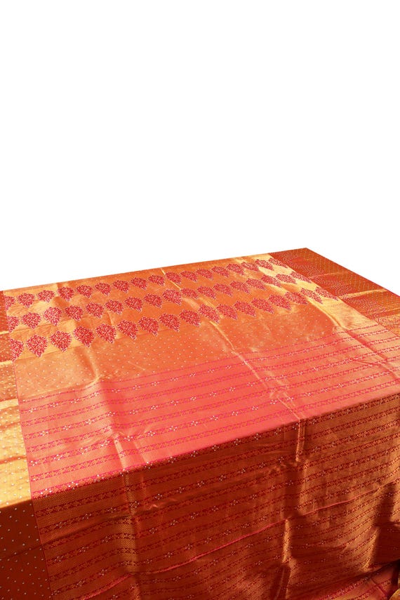 2 Gram Gold Kancheepuram Silk Saree: Handloom Zari Bridal Pattu