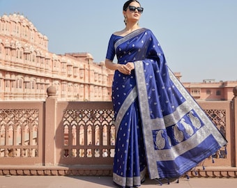 Mashru Katan Zari Silk Saree: Handloom Banarasi Weave, Silk Mark