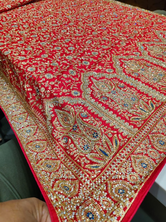 Handloom Modal Silk Saree, Gajji Weave, Handwork Flower Design