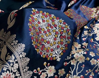 Mashru Katan Zari Silk Saree, Handloom Banarasi Weaving, Wedding Blouse