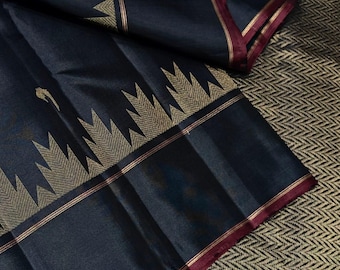 2 Gram Gold Kancheepuram Silk Saree: Handloom Zari Bridal Pattu