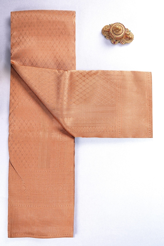 2 Gram Gold Kancheepuram Silk Saree: Handloom Zari Bridal Pattu