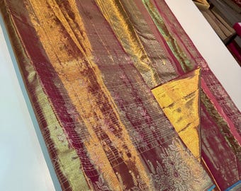 2 Gram Gold Kancheepuram Silk Saree: Handloom Zari Bridal Pattu