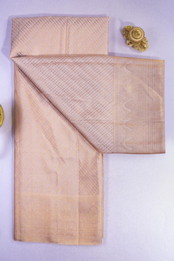 2 Gram Gold Kancheepuram Silk Saree: Handloom Zari Bridal Pattu