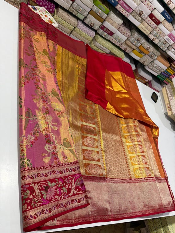 Handloom Kancheepuram Silk Saree | Pure Zari Bridal Pattu