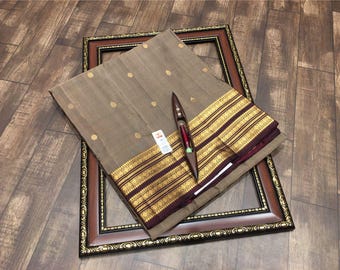 Kancheepuram Handloom Silk Saree | Pure Zari South Indian Wedding Pattu