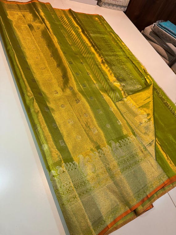 Kancheepuram Handloom Silk Saree | Pure Zari South Indian Wedding Pattu
