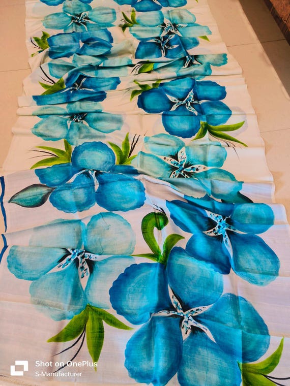 Handloom Katan Bishnupur Silk Saree, Block Print Banarasi, Dual Tone