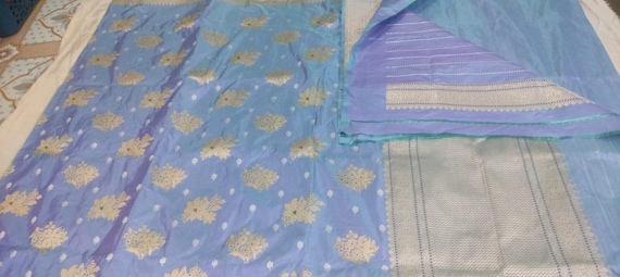 Katan Zari Silk Saree: Handloom Banarasi Weave, Silk Mark