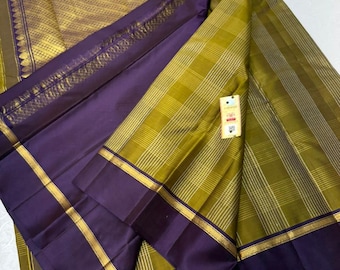 Handloom Kancheepuram Silk Saree | Pure Zari Wedding Pattu